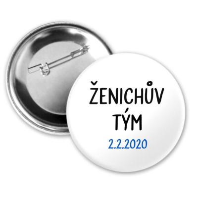 Placka ŽENICHŮV TÝM