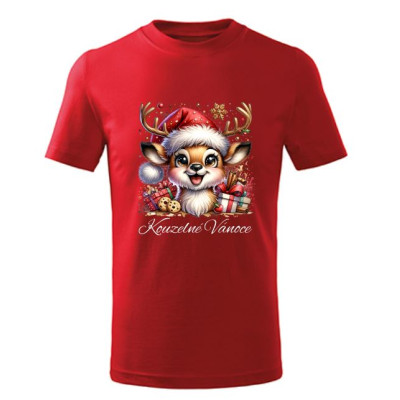 Dětské vánoční tričko Sob - Kouzelné Vánoce 1