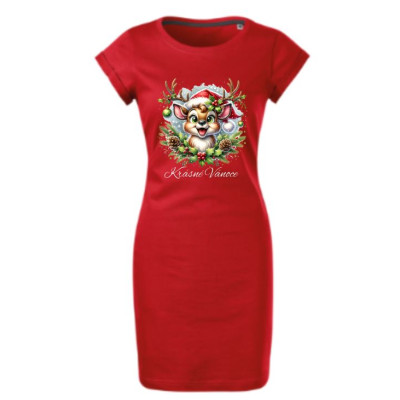 Dámské vánoční šaty Sob "Krásné Vánoce" 3