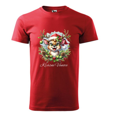 Pánské vánoční tričko Sob "Krásné Vánoce" 3