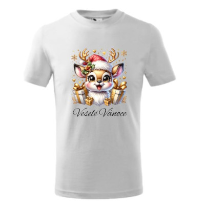 Dětské vánoční tričko Sob - "Veselé Vánoce" 2