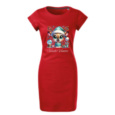 Dámské vánoční šaty Sob "Veselé Vánoce" 4