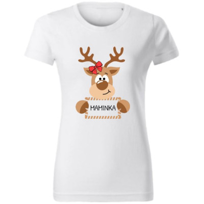 Dámské vánoční tričko Sob 1 - Maminka