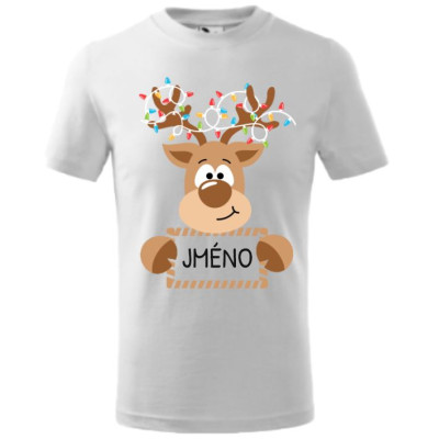 Dětské vánoční tričko Sob 1 "Jméno" kluk
