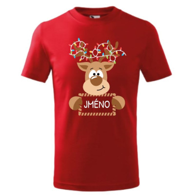 Dětské vánoční tričko Sob 1 "Jméno" kluk