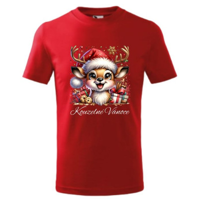 Dětské vánoční tričko Sob - Kouzelné Vánoce 1