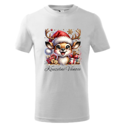 Dětské vánoční tričko Sob - Kouzelné Vánoce 1