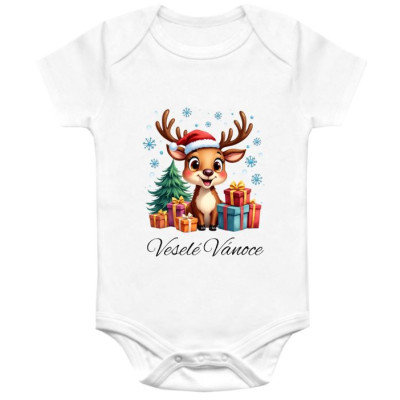 Dětské body vánoční se Sobem "Veselé Vánoce