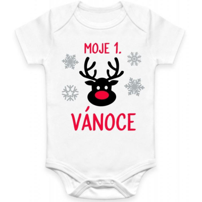 Dětské BODY Moje 1. Vánoce