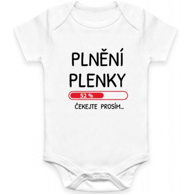 Dětské BODY Plnění plenky