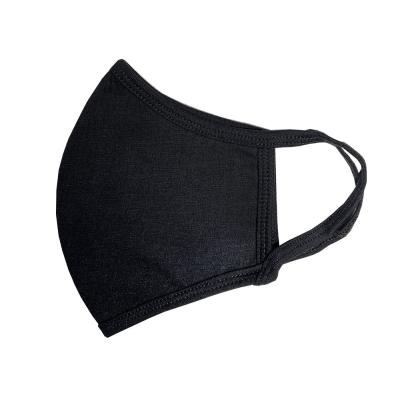 Rouška černá 100 % bavlna