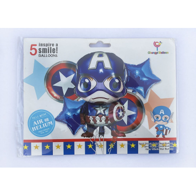 Sada balónků Superhrdina - 5 ks
