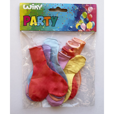 Nafukovací balónky - sada 10 ks, srdce