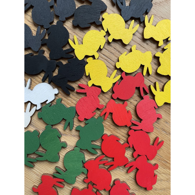 Králíček- výřezy z dřevěné překližky / tvoření