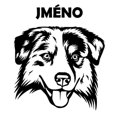 Samolepka AUSTRALSKÝ OVČÁK