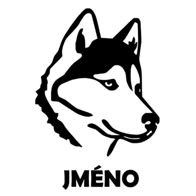 Samolepka HUSKY II