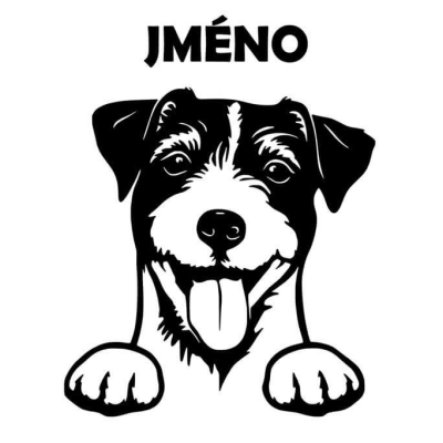 Samolepka Jack russel
