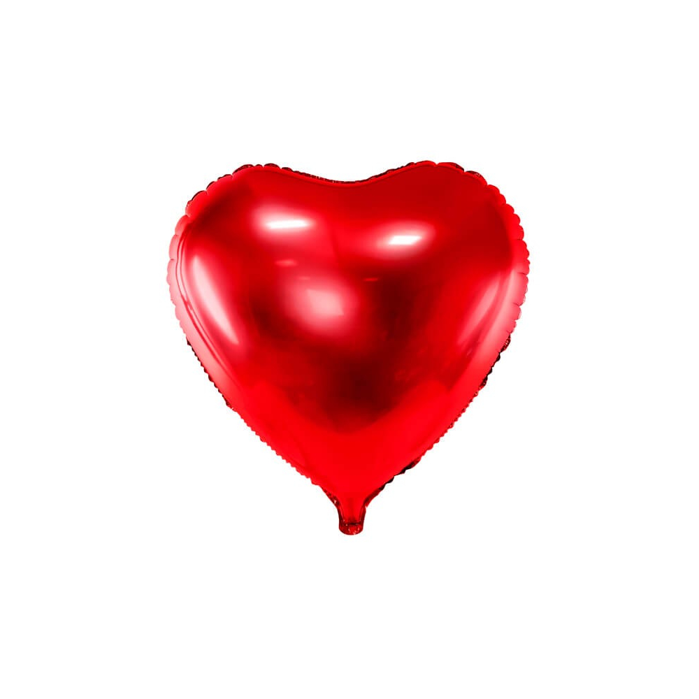 Foliový balónek srdce 45 cm červený