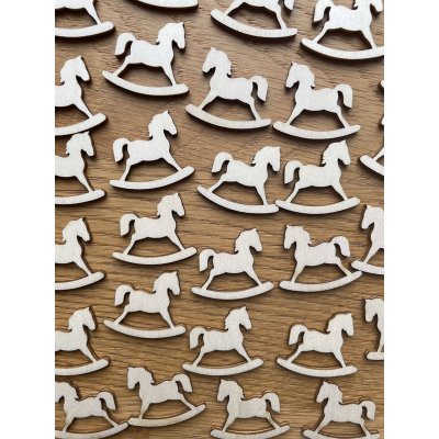 Houpací koník - dřevěné výřezy / tvoření