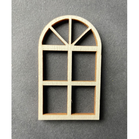 Dřevěné okno / výřez z překližky / tvoření II