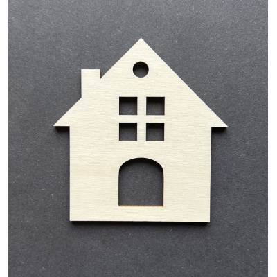 Domeček 5 - dřevěný výřez / tvoření
