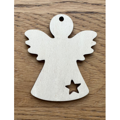 Dřevěná ozdoba - ANDĚL