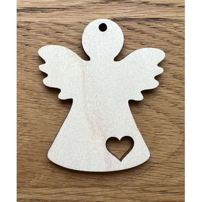 Dřevěná ozdoba - ANDĚL 2