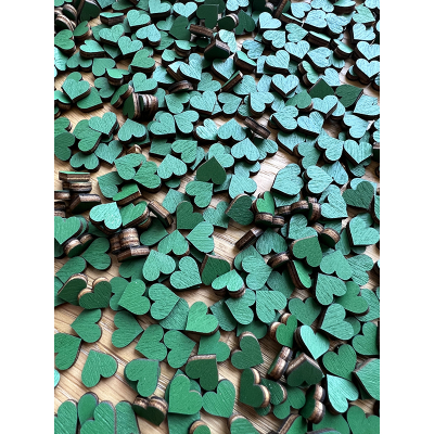 Srdce - dřevěné výřezy / tvoření