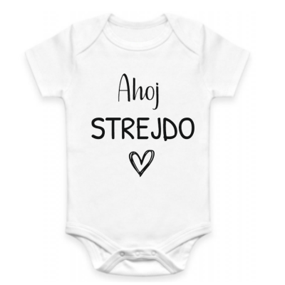 Dětské BODY Ahoj STREJDO - oznámení těhotenství