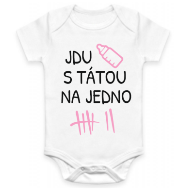 Dětské BODY Jdu s tátou na jedno