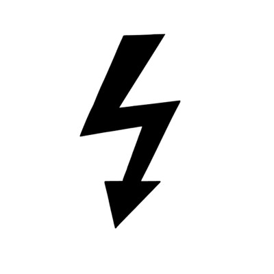 Samolepka Blesk elektřina