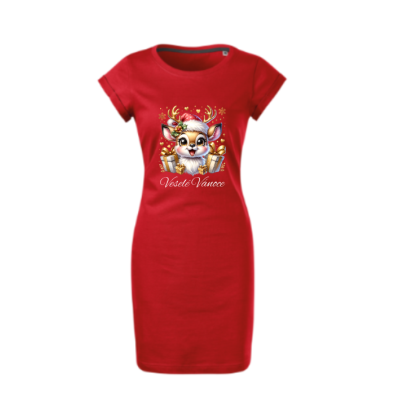 Dámské vánoční šaty Sob "Veselé Vánoce" 2
