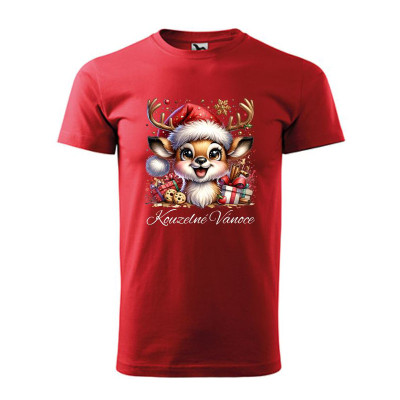Pánské vánoční tričko Sob "Kouzelné Vánoce" 1