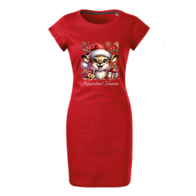 Dámské vánoční šaty Sob "Kouzelné Vánoce" 1