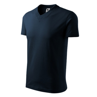 Tričko unisex V-neck 102 námořní modrá