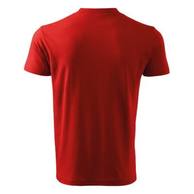 Tričko unisex V-neck 102 červená