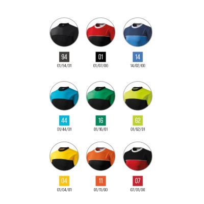 Tričko unisex Colormix 109 černá