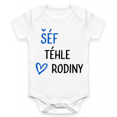 Dětské BODY Šéf téhle rodiny